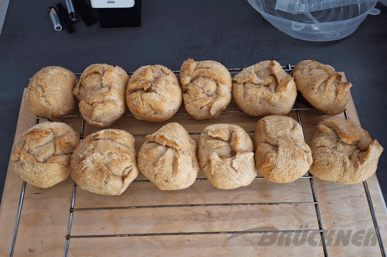Kartoffelbrötchen.