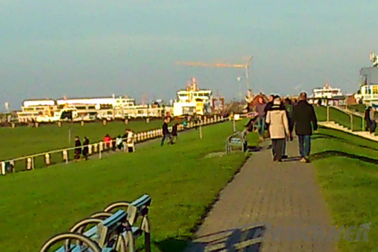 Norddeich auf dem Deich